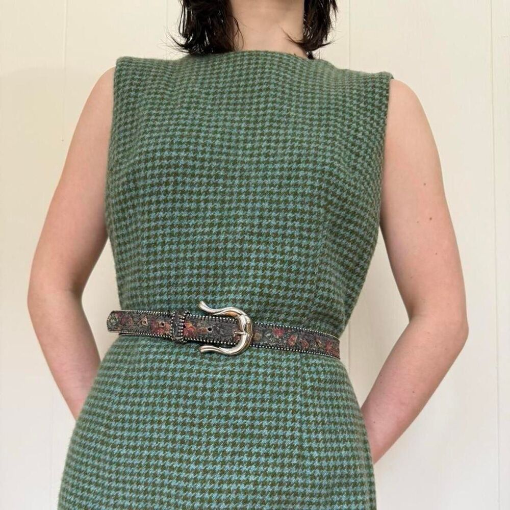 Unbranded Women's Green and Silver Belt